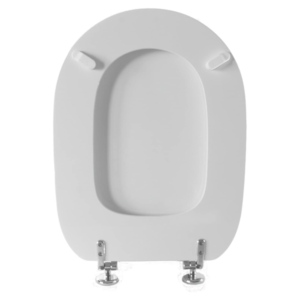 Sedile Copriwater Legno Bianco 47x35x4cm